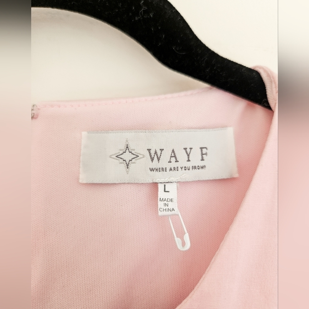 WAYF Puff Sleeve Side Cutout Minidress NWOT - Picture 13 of 16